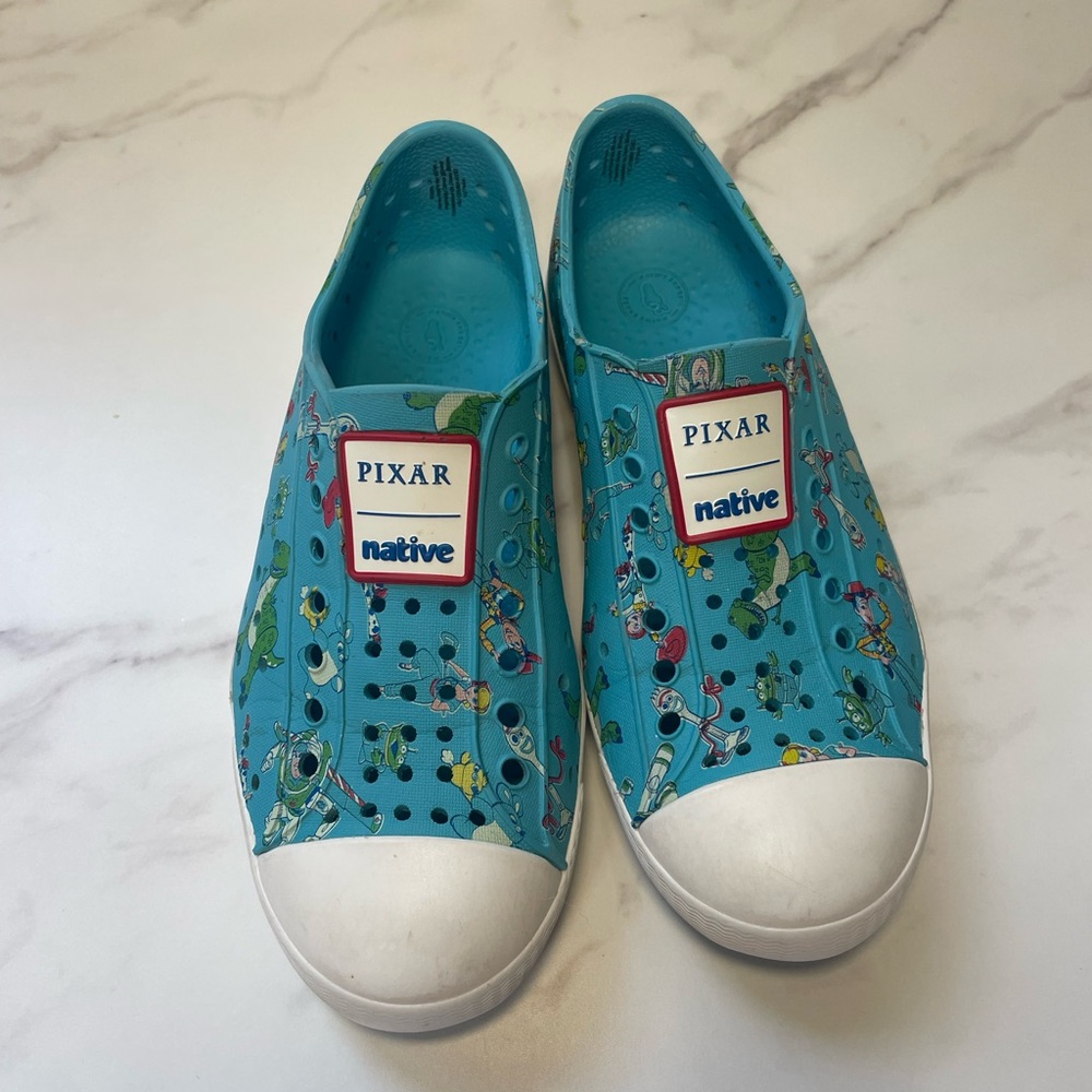 Native Pixar Toy Story Blue Character Slip-On Shoes